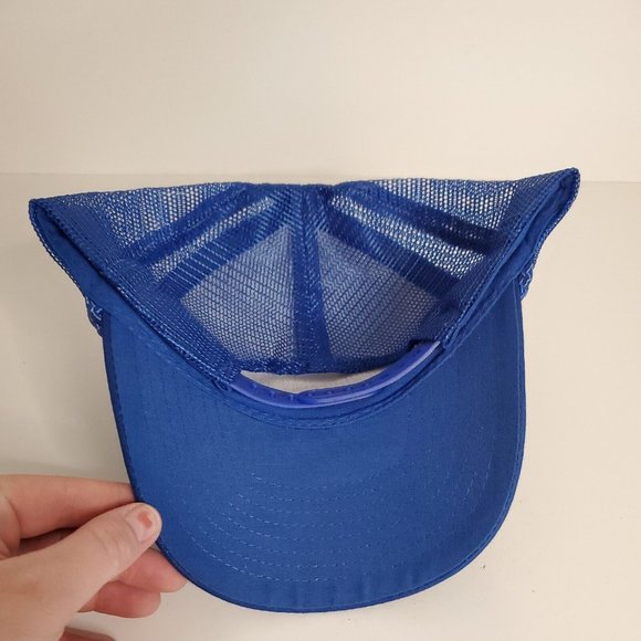 NWOT Hines Equipment Cub Cadet Blue Rope Adjustable Men’s Snapback Hat Cap New - Picture 7 of 9